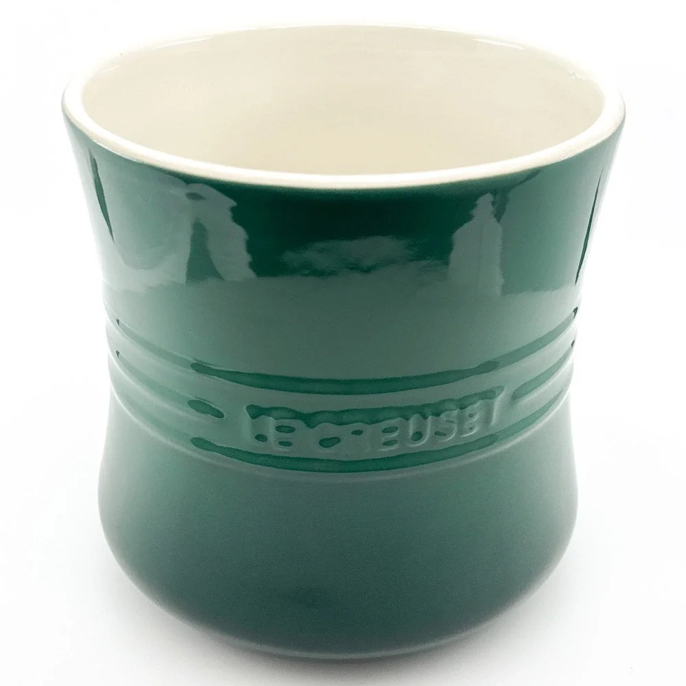 Le Creuset Artichaut Green Large Utensil Crock 2.3L / 2.38 Qt Stoneware 2102